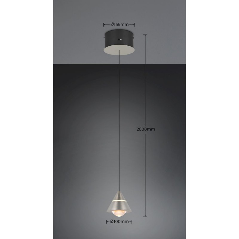 Trio-337010107 - Romeo - Matt Nickel CCT Pendant
