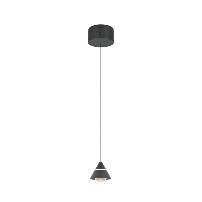 Trio-337010132 - Romeo - Matt Black CCT Pendant
