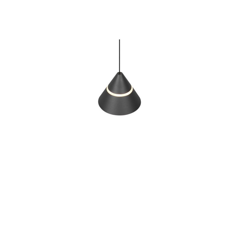 Trio-337010132 - Romeo - Matt Black CCT Pendant