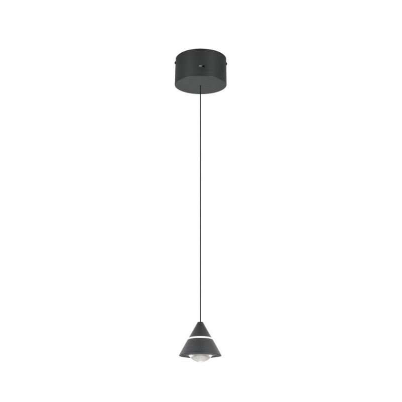 Trio-337010132 - Romeo - Matt Black CCT Pendant