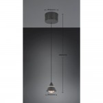 Romeo - Matt Black CCT Pendant