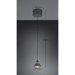 Romeo - Matt Black CCT Pendant