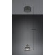 Trio-337010132 - Romeo - Matt Black CCT Pendant