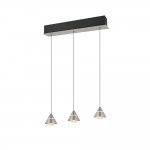 Romeo - Matt Nickel 3 Light CCT over Island Fitting