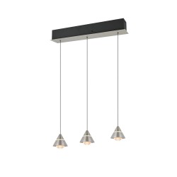 Romeo - Matt Nickel 3 Light CCT over Island Fitting