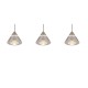Trio-337010307 - Romeo - Matt Nickel 3 Light CCT over Island Fitting