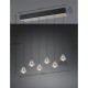 Trio-337010607 - Romeo - Matt Nickel 6 Light CCT over Island Fitting