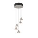 Trio-337030507 - Romeo - Matt Nickel 5 Light CCT Cluster Pendant
