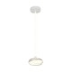 Trio-337810131 - Tarsia - White LED Pendant with Clear Glass Ø 21.5 cm
