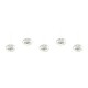Trio-337810531 - Tarsia - White 5 Light LED over Island Fitting with Clear Glass