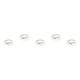 Trio-337810531 - Tarsia - White 5 Light LED over Island Fitting with Clear Glass
