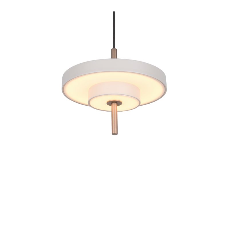 Trio-340210176 - Keaton - Warm Grey CCT Pendant Ø 20 cm