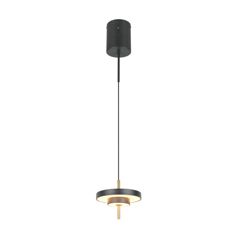 Trio-340210180 - Keaton - Black & Gold CCT Pendant Ø 20 cm