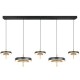 Trio-340210580 - Keaton - Black & Gold over Island CCT Fitting