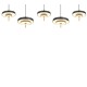 Trio-340210580 - Keaton - Black & Gold over Island CCT Fitting