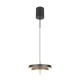 Trio-340219180 - Keaton - Black & Gold CCT Pendant Ø 40 cm