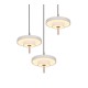 Trio-340230376 - Keaton - Warm Grey 3 Light CCT Cluster Pendant