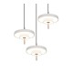 Trio-340230376 - Keaton - Warm Grey 3 Light CCT Cluster Pendant