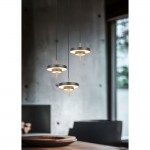 Keaton - Black & Gold 3 Light CCT Cluster Pendant