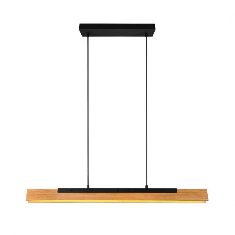 - Kerala - Wooden & Matt Black Linear Profile Trio-341610132 - Kerala - Wooden & Matt Black Linear Profile