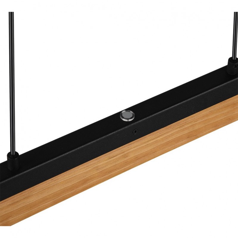 - Kerala - Wooden & Matt Black Linear Profile Trio-341610132 - Kerala - Wooden & Matt Black Linear Profile