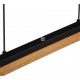 - Kerala - Wooden & Matt Black Linear Profile Trio-341610132 - Kerala - Wooden & Matt Black Linear Profile