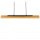 - Kerala - Wooden & Matt Black Linear Profile Trio-341610132 - Kerala - Wooden & Matt Black Linear Profile