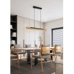 Kerala - Wooden & Matt Black Linear Profile Kerala - Wooden & Matt Black Linear Profile