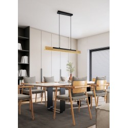 Kerala - Wooden & Matt Black Linear Profile Kerala - Wooden & Matt Black Linear Profile