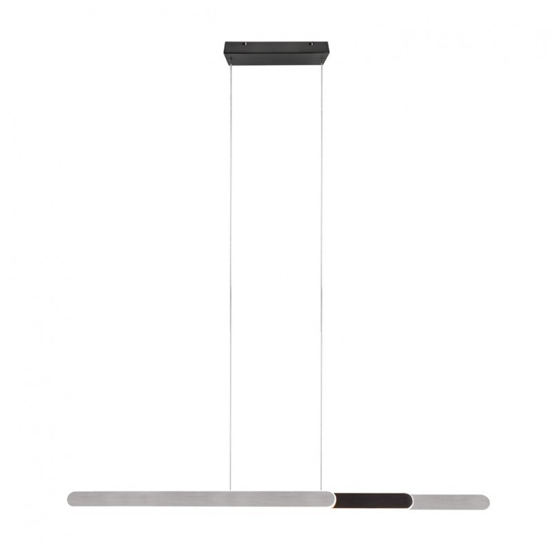 - Helios - Brushed Aluminium & Matt Black CCT Linear Profile Trio-343310305 - Helios - Brushed Aluminium & Matt Black CCT Linear Profile