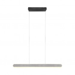 Helios - Brushed Aluminium & Matt Black CCT Linear Profile Helios - Brushed Aluminium & Matt Black CCT Linear Profile