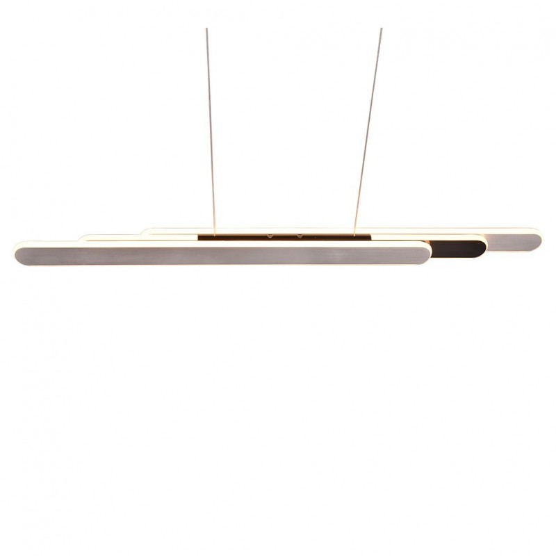 - Helios - Brushed Aluminium & Matt Black CCT Linear Profile Trio-343310305 - Helios - Brushed Aluminium & Matt Black CCT Linear Profile
