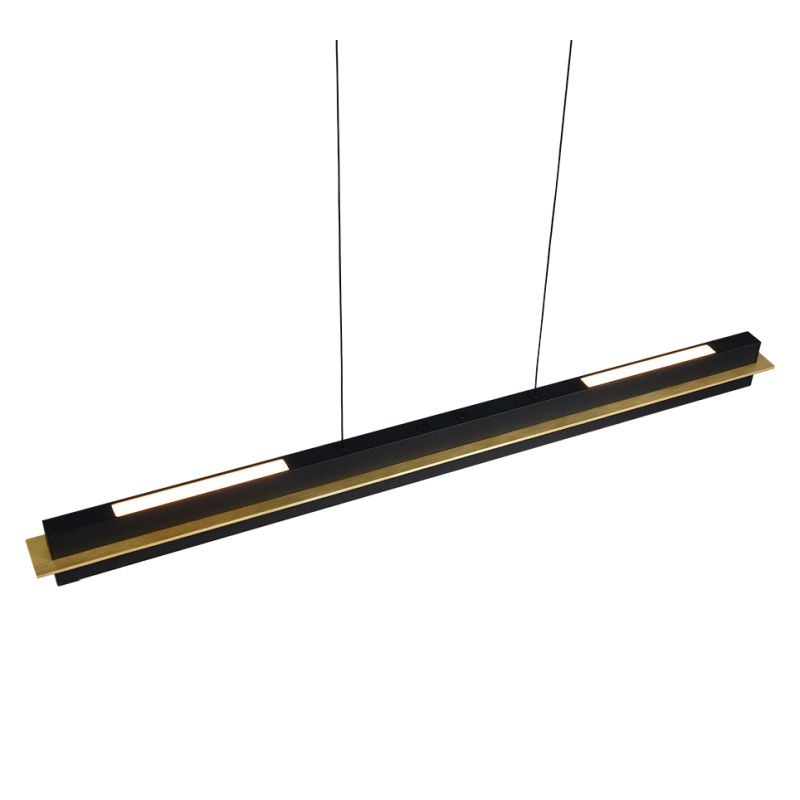 Trio-346710180 - Emerson - Matt Black & Gold CCT Linear Profile