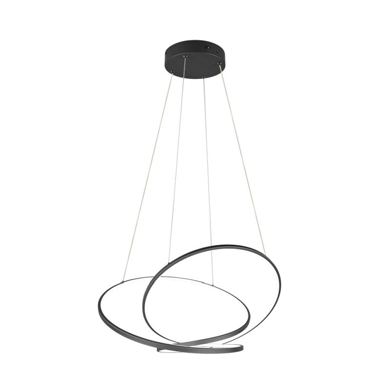 - Darvin - Matt Black CCT Pendant ∅ 84 cm Trio-349119132 - Darvin - Matt Black CCT Pendant ∅ 84 cm