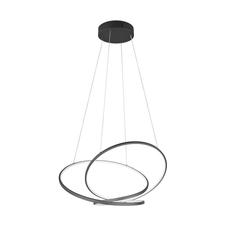 - Darvin - Matt Black CCT Pendant ∅ 84 cm Trio-349119132 - Darvin - Matt Black CCT Pendant ∅ 84 cm