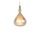 Trio-349400113 - Aldea - White Pendant with Amber & White Glass ∅ 12 cm