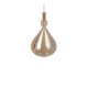 Trio-349400113 - Aldea - White Pendant with Amber & White Glass ∅ 12 cm