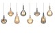 Trio-349400817 - Aldea - White 8 Light over Island Fitting with Decorative Glass