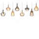 Trio-349400817 - Aldea - White 8 Light over Island Fitting with Decorative Glass