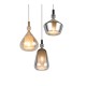 Trio-349430317 - Aldea - White 3 Light Cluster Pendant with Decorative Glass