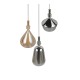 Trio-349430317 - Aldea - White 3 Light Cluster Pendant with Decorative Glass
