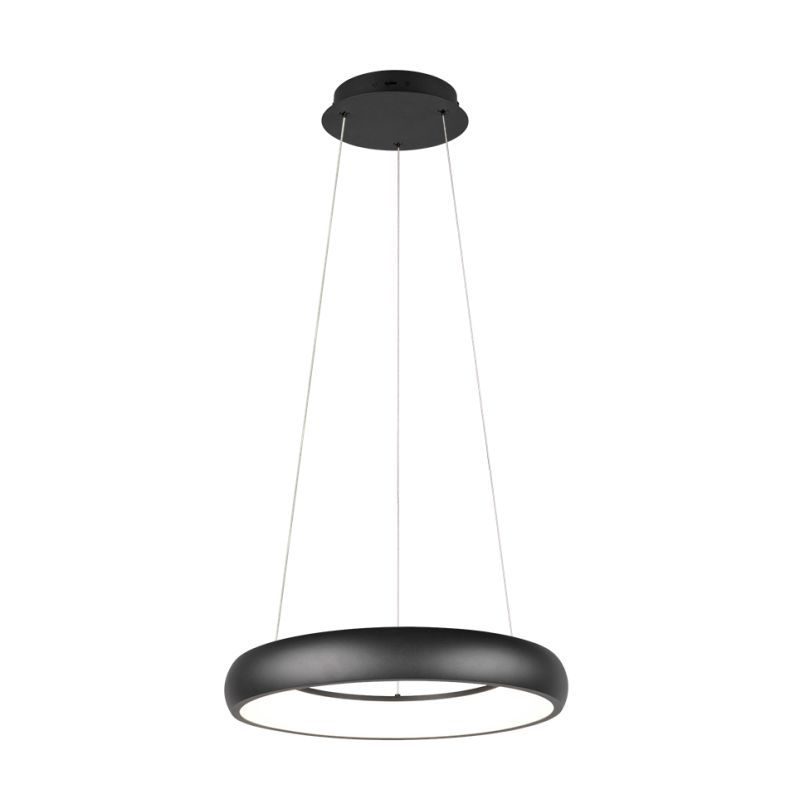 - Cardona - Matt Black Pendant ∅ 46.5 cm Trio-349614532 - Cardona - Matt Black Pendant ∅ 46.5 cm