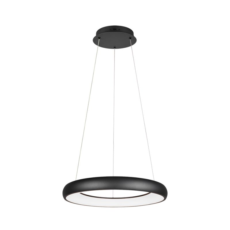 Trio-349616032 - Cardona - Matt Black CCT Pendant ∅ 62 cm