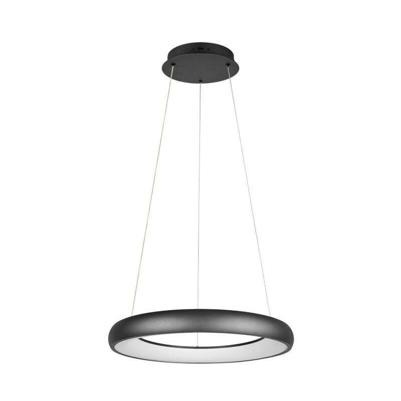 Trio-349616032 - Cardona - Matt Black CCT Pendant ∅ 62 cm