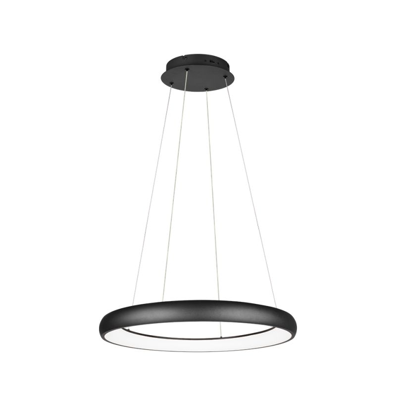 Ceiling Lights - Cardona - Matt Black CCT Pendant ∅ 75 cm Trio-349617532 - Cardona - Matt Black CCT Pendant ∅ 75 cm
