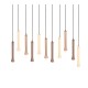 Trio-352011117 - Fiato - Matt Black 11 Light CCT over Island Fitting with Multicolour Shades