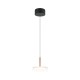 Trio-354910165 - Celeste - Black & Coffee LED Pendant with White Glass