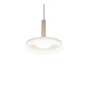 Trio-354910165 - Celeste - Black & Coffee LED Pendant with White Glass