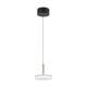 Trio-354910165 - Celeste - Black & Coffee LED Pendant with White Glass