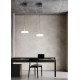 Trio-354910165 - Celeste - Black & Coffee LED Pendant with White Glass